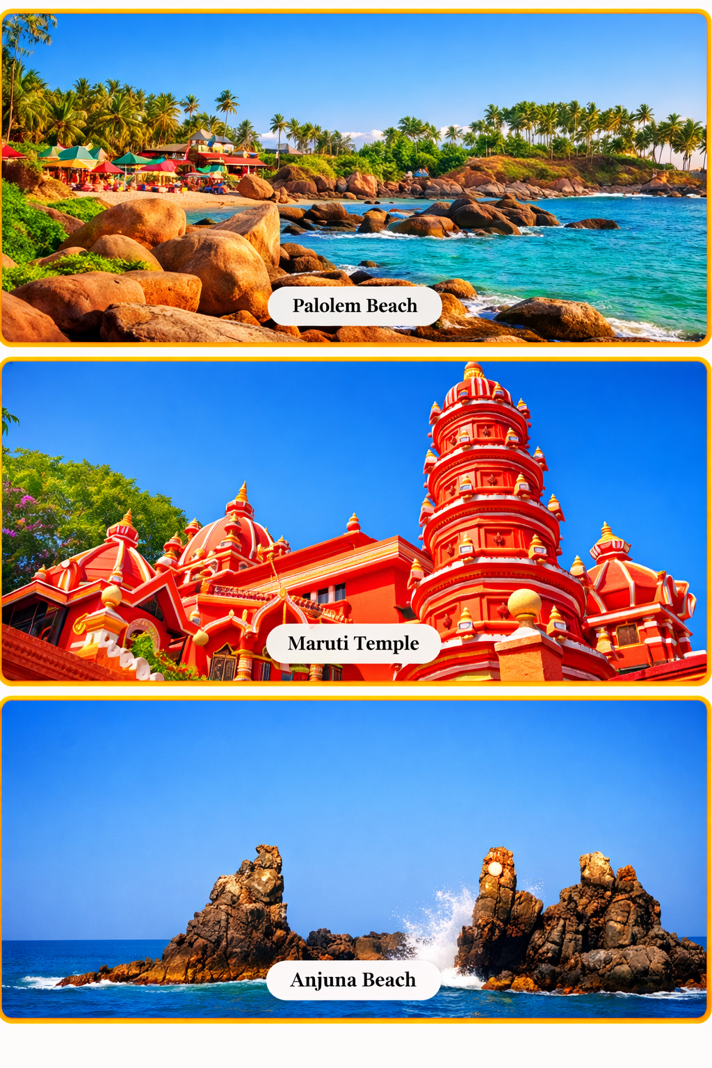 Historic fort in Goa with sea view