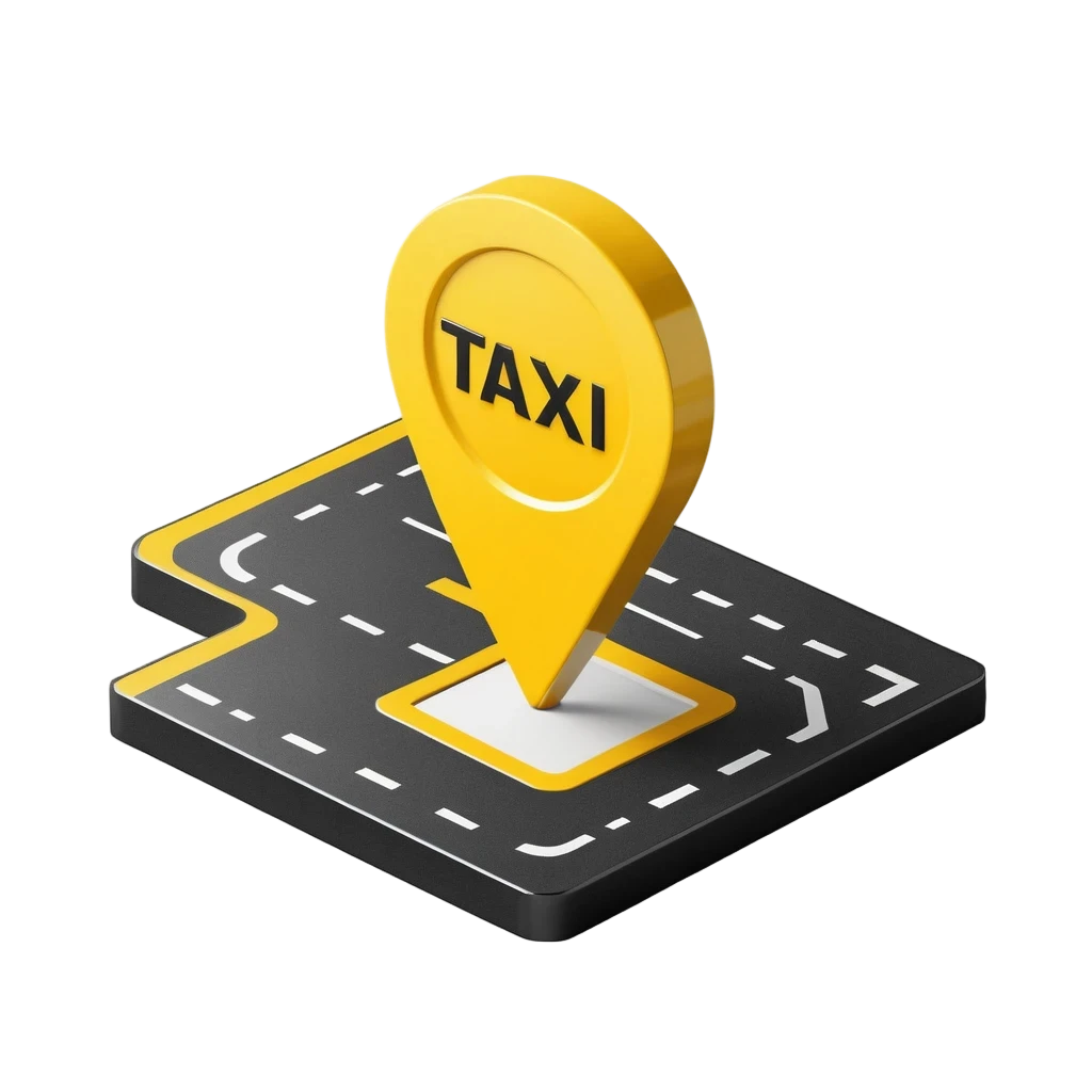 Kilometer tracking in taxi service